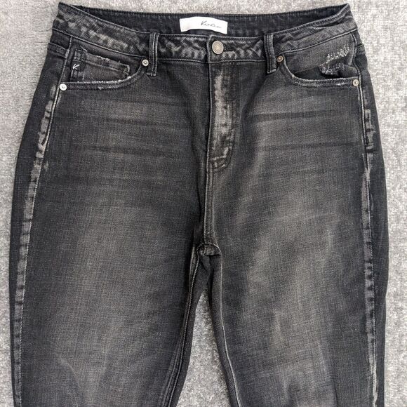 KanCan Skinny Leg Jeans Women‎ Size 13/30 Distressed Black Style# KC7133BK - Picture 2 of 14